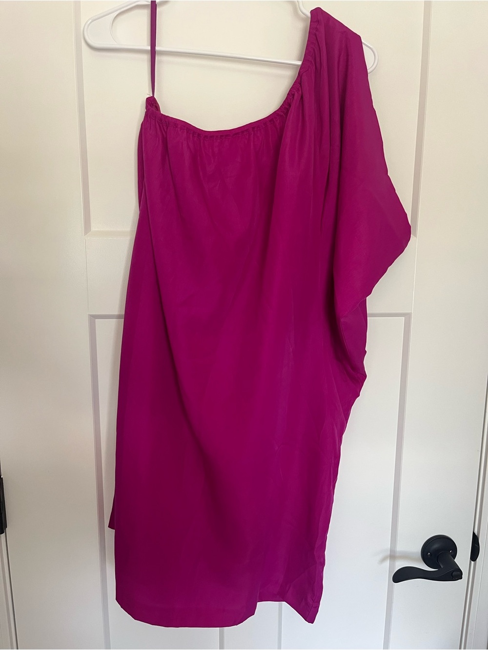NWT The Limited Magenta One-Shoulder Dress - Size 12